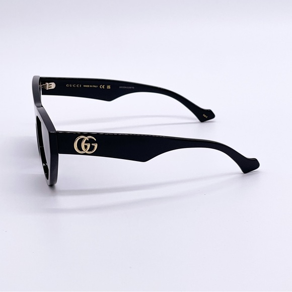 NEW GUCCI GG1333S 001 BLACK CAT EYE WOMEN OMEN SUNGLASSES GUCCI - Picture 8 of 14